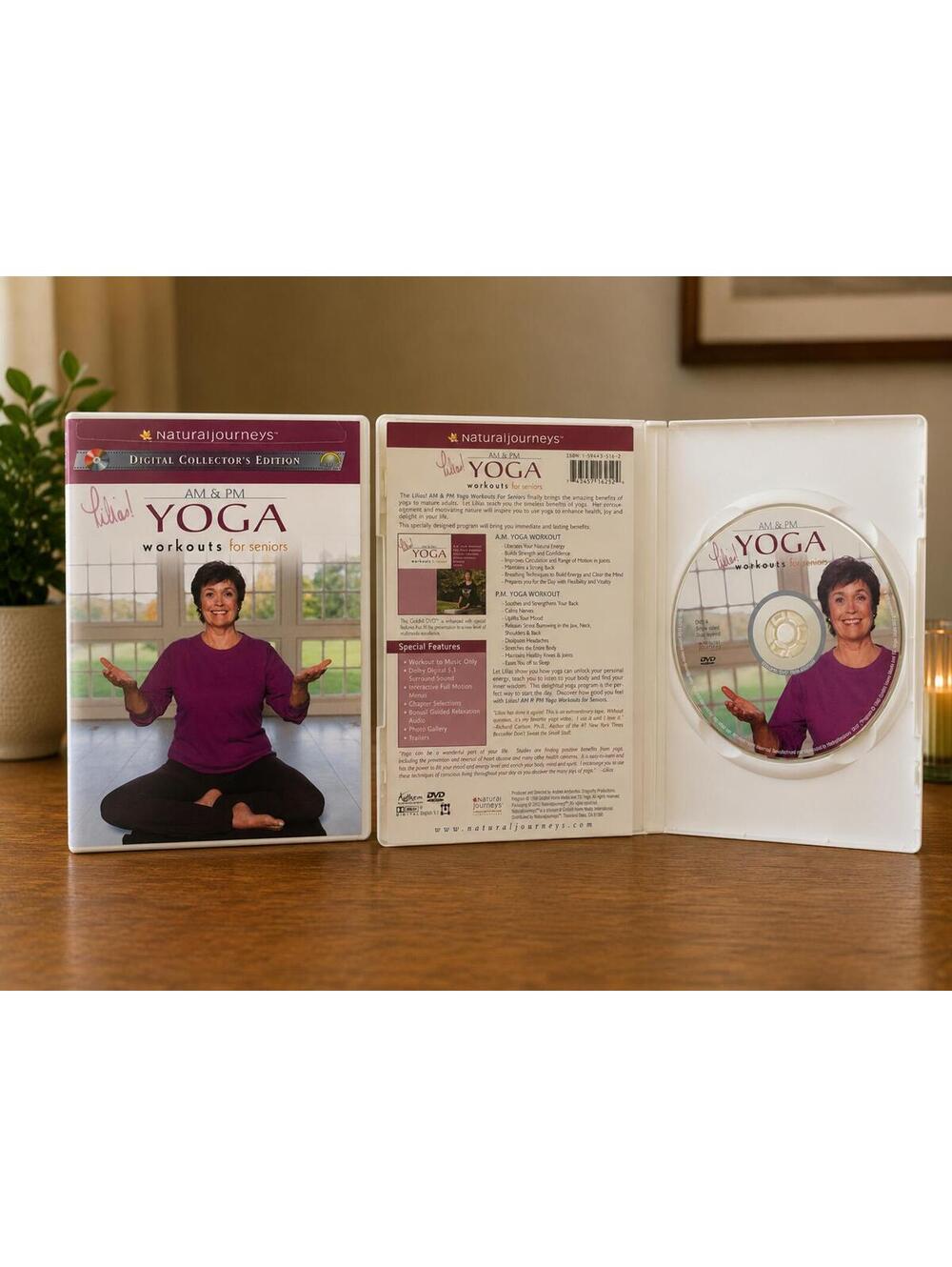 AM & PM Live! Yoga Workouts for Seniors Digital Collector's Edition DVD